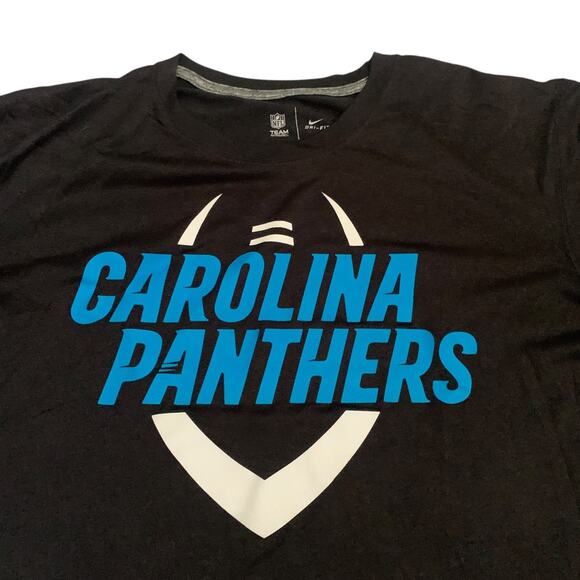 Nike Dri Fit Men's Size 2XL Carolina Panthers NFL Football T-Shirt - Picture 6 of 16